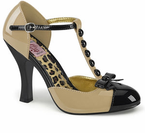 Salomés bicolores à talons