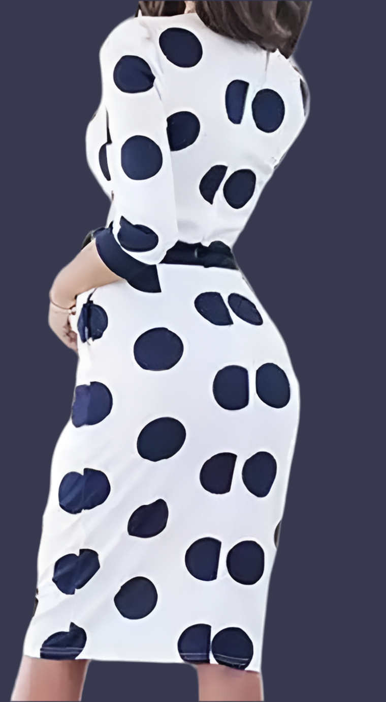 Robe à pois