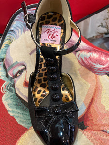Chaussures salomés talon bobine