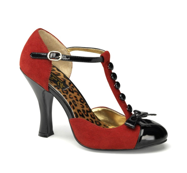 Salomés bicolores à talons