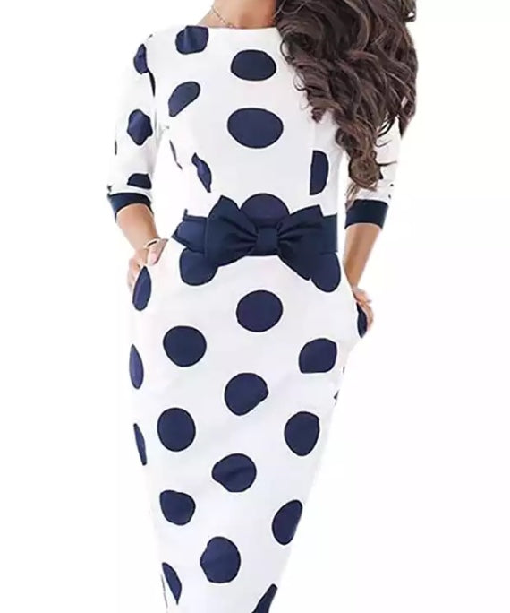 Robe à pois