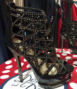 Bottines à strass