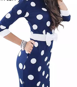 Robe à pois